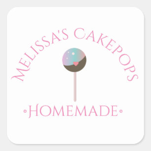 Stickers Logo Pops de Gâteaux Boulangerie maison A