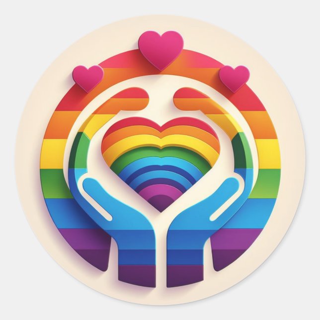 Stickers Logo Pride Emporium (Devant)