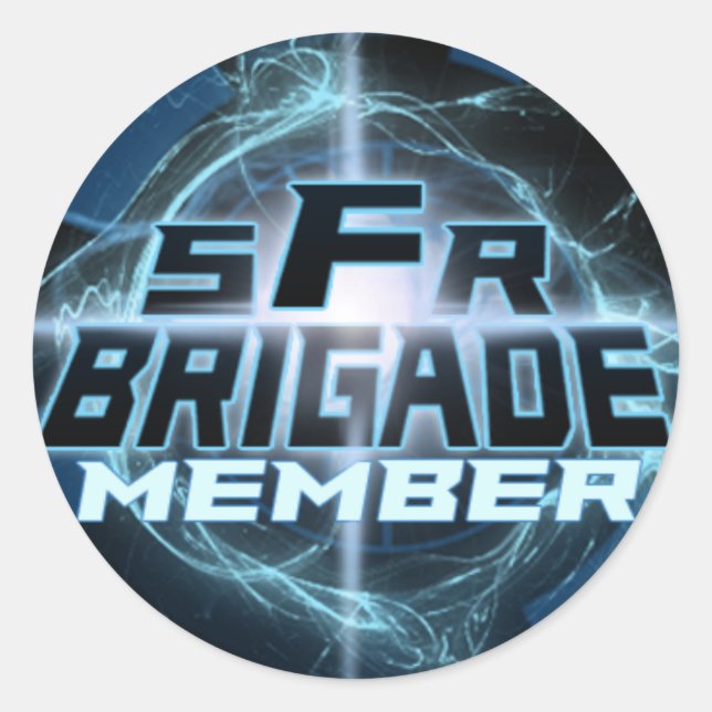 Stickers Logo SFRBrigade (Devant)
