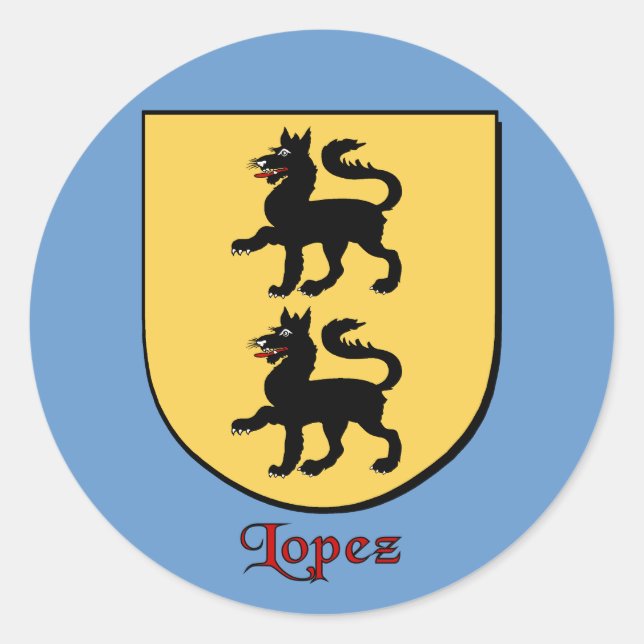 Stickers Lopez Family Shield (Devant)