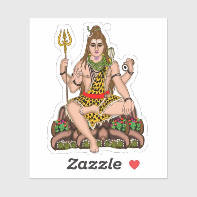 Stickers Lord Shiva (Feuille)
