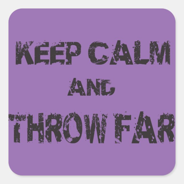 Stickers Lot Far, Track and Field Thrower (Devant)