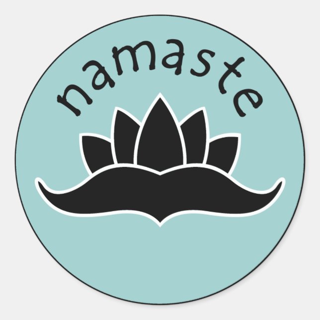 Stickers Lotus Namaste (Devant)