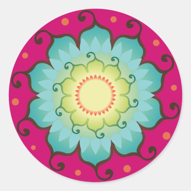 Stickers Lotus Radiant (Devant)