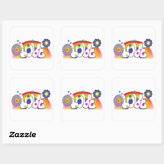 Stickers Love (Feuille)