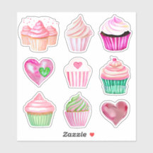 Stickers Love Cupcake - Collection 1