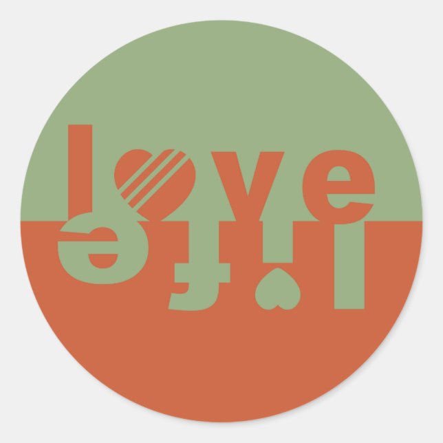 stickers LOVE LIFE (Devant)