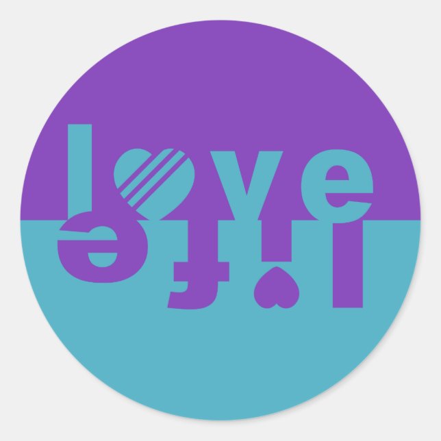 stickers LOVE LIFE (Devant)