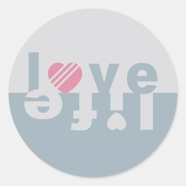stickers LOVE LIFE (Devant)