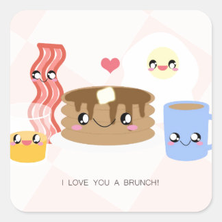 Stickers Love You a Brunch (Feuille de 20)