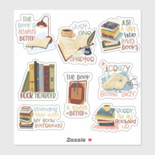 Stickers Lover du livre