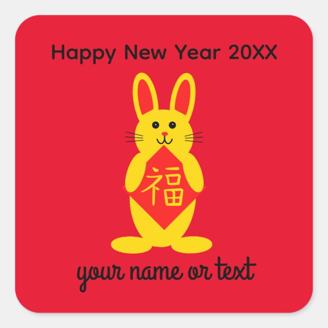 Stickers Lucky Rabbit #1 (Devant)