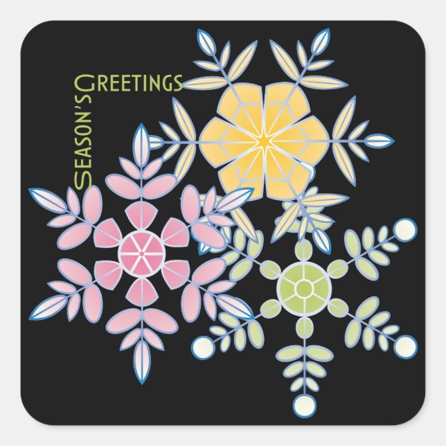 Stickers Lumière de Noël (Devant)