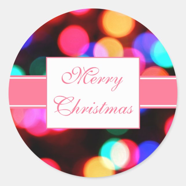 Stickers Lumières de Noël (Devant)