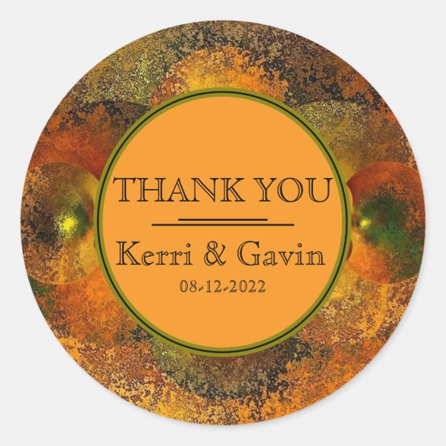 Stickers "Luminaires" (Fête des mariées d'automne) (Devant)