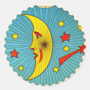 Stickers Lune vintage