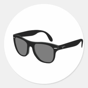 Stickers Lunettes de soleil noires