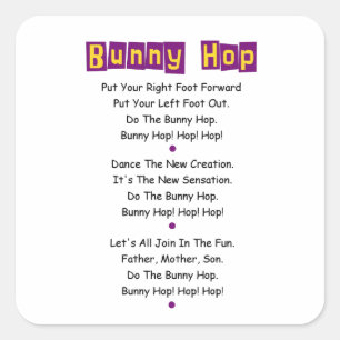 Stickers Lyrics Bunny Hop