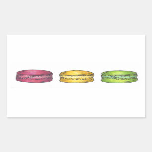 Stickers Macarons Macaron Français