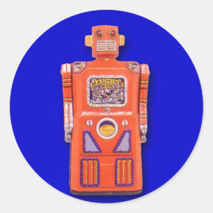 Stickers Machine Man (Feuille de 6)