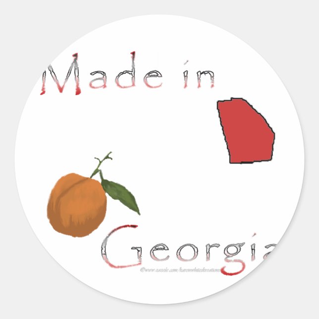 Stickers made in Georgia (Devant)