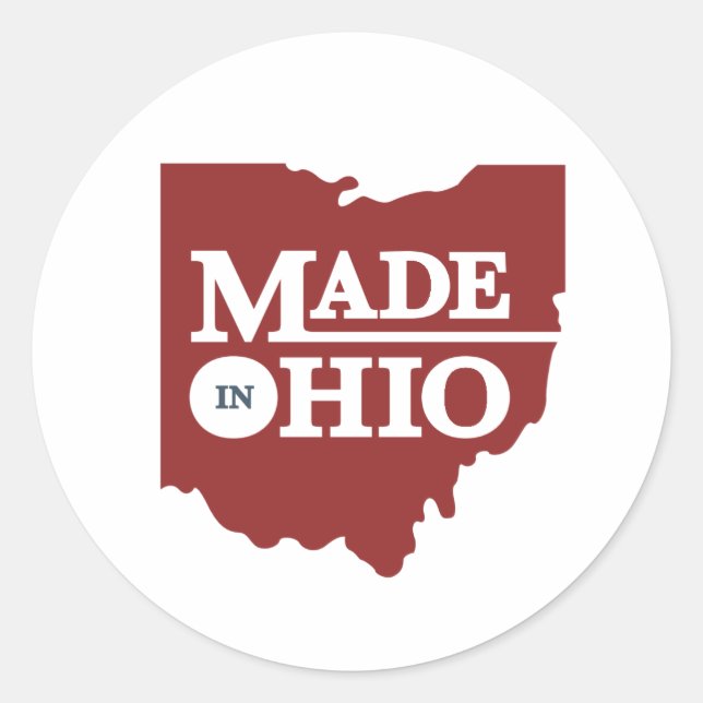 Stickers made in Ohio (Devant)