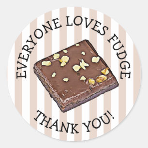 Stickers Magasin de bonbons Merci Fudge
