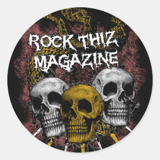 Stickers Magazine Rock Thiz 3 Skuls & Spikes