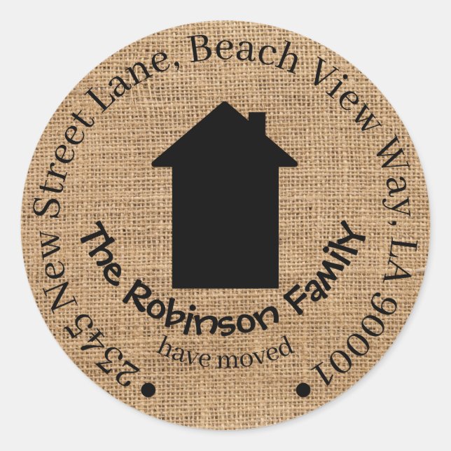 Stickers Maison de petite ou grande taille (Devant)