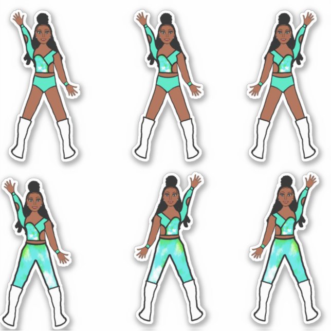 Stickers Majorette / Danseuse Lakeside (Devant)