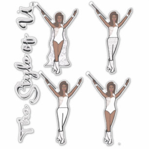 Stickers Majorette Sparkle (Iced 2)