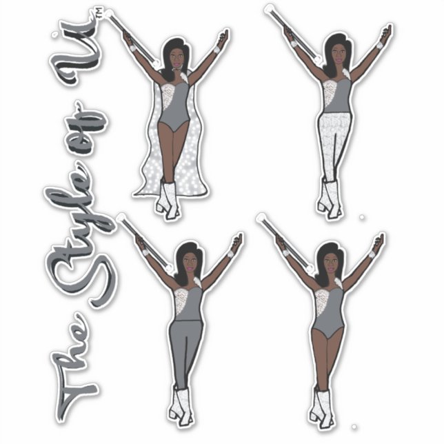Stickers Majorette Sparkle (Pierre) (Devant)