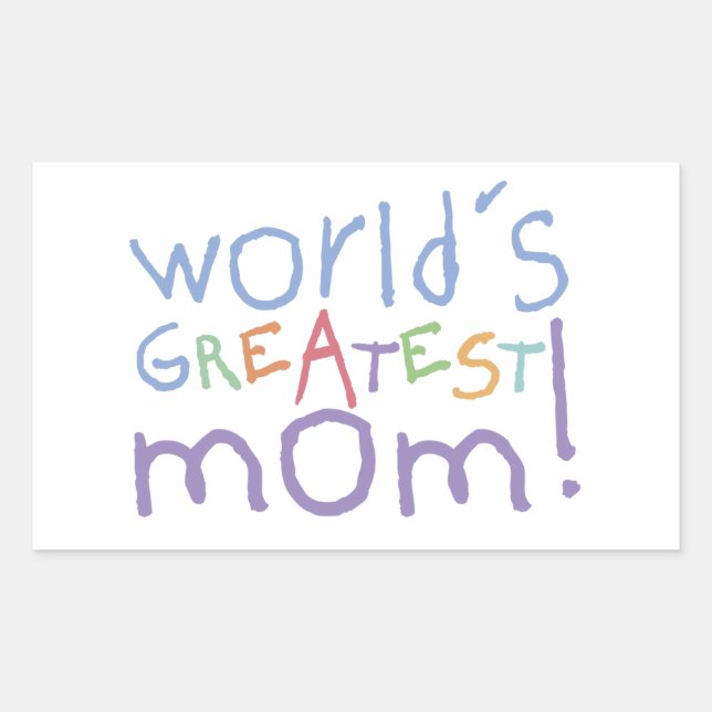 Stickers Maman les plus grands du monde (Devant)