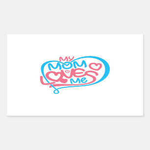 Stickers Maman : Ma maman aime Me-Funny Sticker Ma
