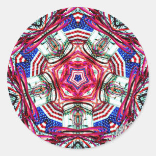 Stickers Mandala 4 juillet