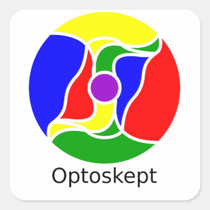 Stickers Mandala carré Optoskept