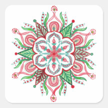 Stickers Mandala de Noël