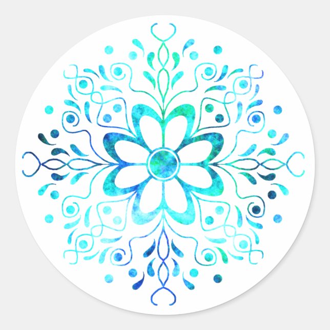 Stickers Mandala Flower (Devant)