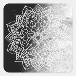 Stickers Mandala noirs