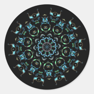 Stickers Mandala Pearl Turquoise