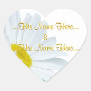 Stickers marguerite Personnalisé Stickers margueri