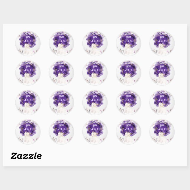 Stickers Mariage (Feuille)