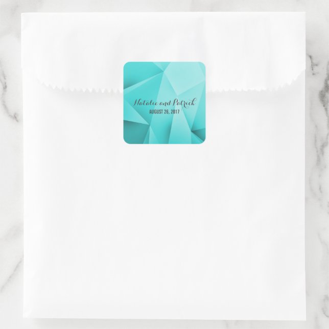 Stickers Mariage Aqua Jewel Tones (Sac)