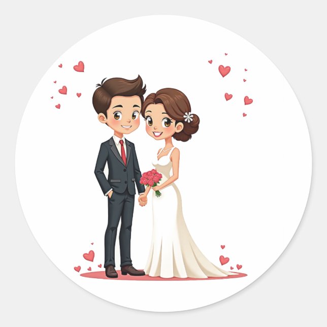 Stickers mariage Bliss (Devant)