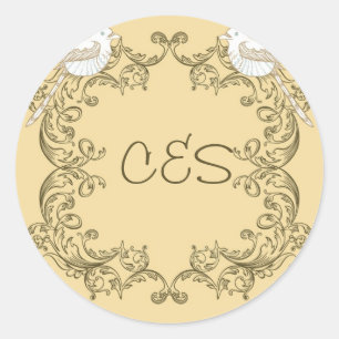 Stickers Mariage Brown/Tan Inséparables