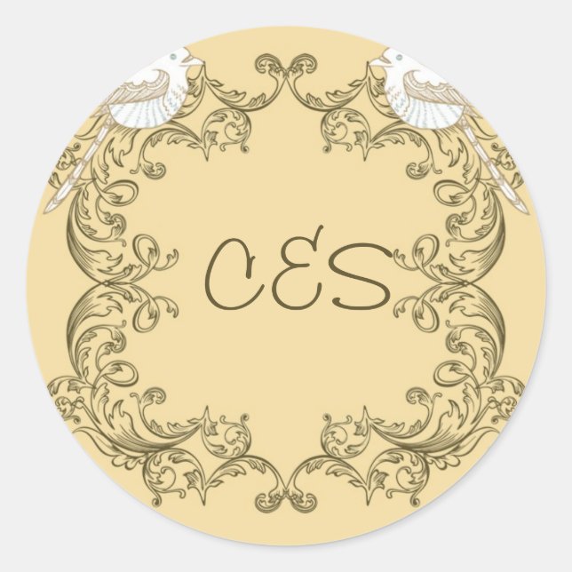 Stickers Mariage Brown/Tan Inséparables (Devant)