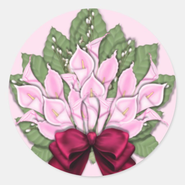 Stickers Mariage Calli Lillies (Devant)