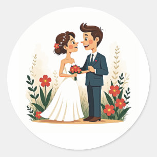 Stickers mariage Couple
