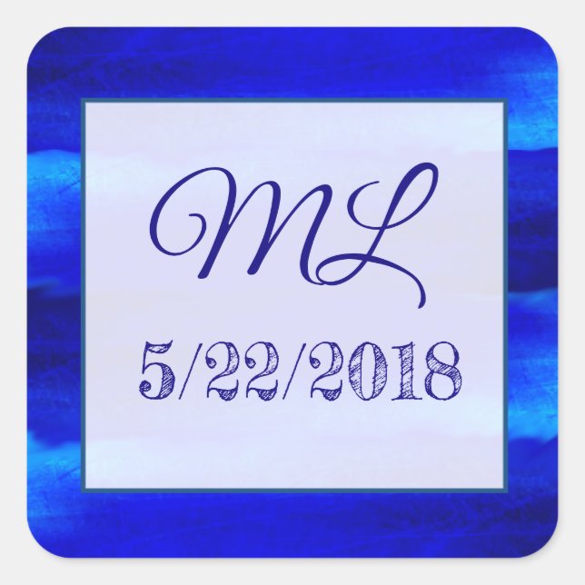 Stickers mariage Date Mariée et Groom (Devant)