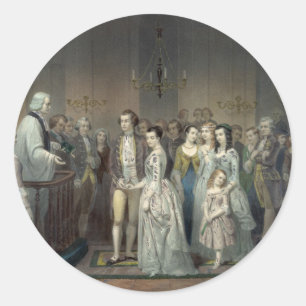 stickers mariage de George Washington